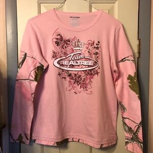 Ladies Realtree Long Sleeve T-Shirt Size L (12-14) NWOT